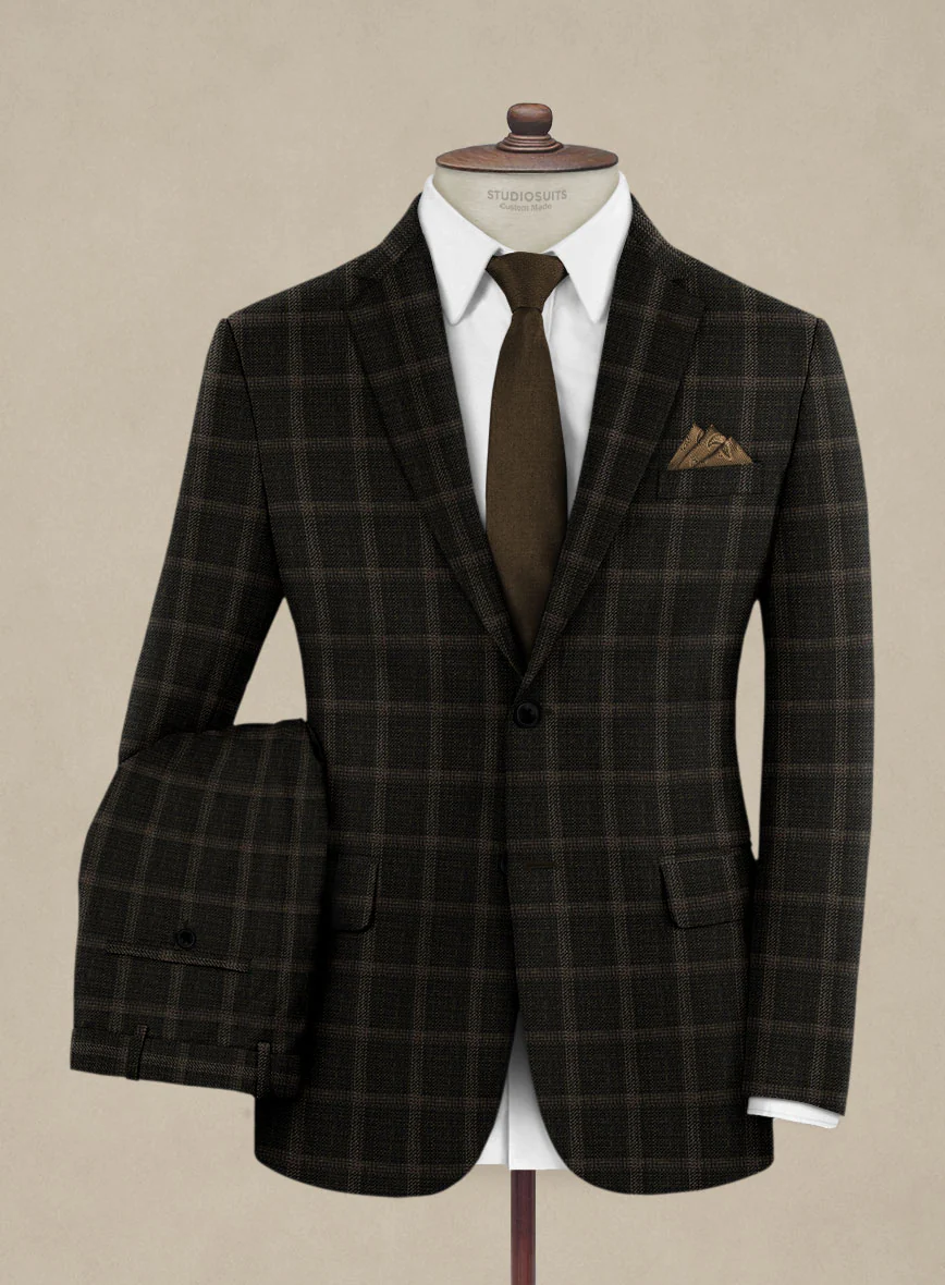 Italian Murano Ando Wool Linen Silk Suit - Image 2
