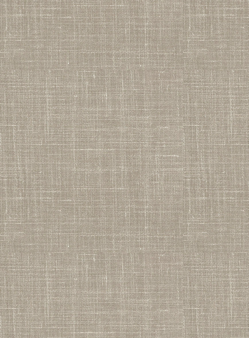 Italian Murano Beige Wool Linen Suit - Image 7