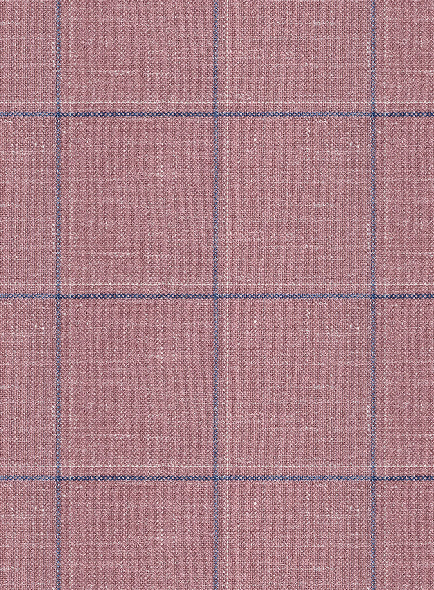 Italian Murano Drope Pink Wool Linen Silk Jacket - Image 3