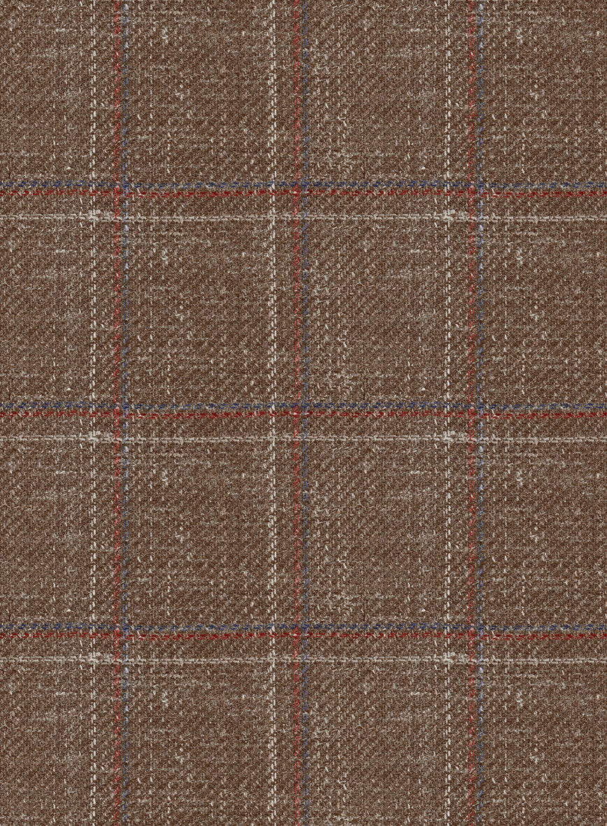 Italian Murano Manole Brown Wool Linen Silk Suit - Image 7