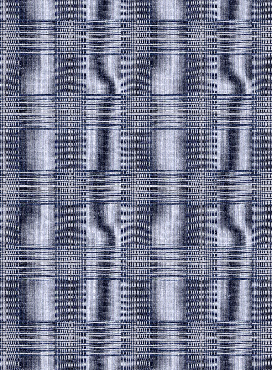 Italian Murano Natino Blue Wool Suit - Image 7