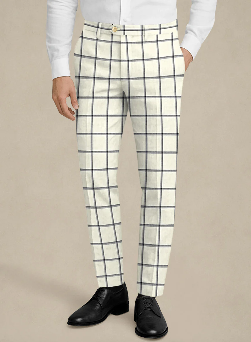 Italian Murano Recamo Ivory Wool Linen Silk Suit - Image 6