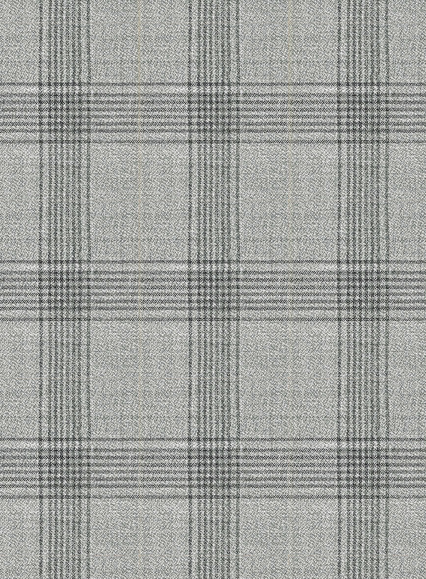 Italian Murano Sageo Gray Wool Linen Silk Suit - Image 7