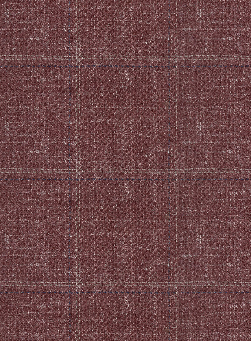 Italian Murano Vireja Mauve Wool Linen Silk Suit - Image 7