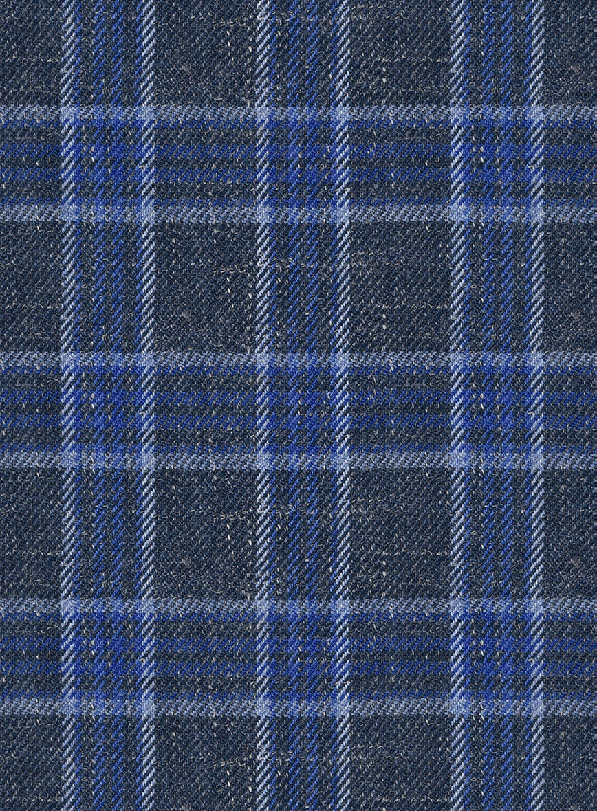 Italian Narodo Blue Wool Jacket - Image 2