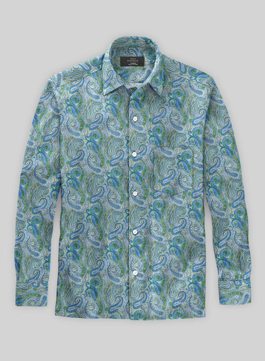 Italian Nicoleta Summer Linen Shirt - Image 2