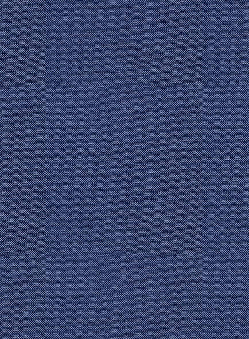 Italian Nile Blue Stretch Cotton Shirt - Image 3
