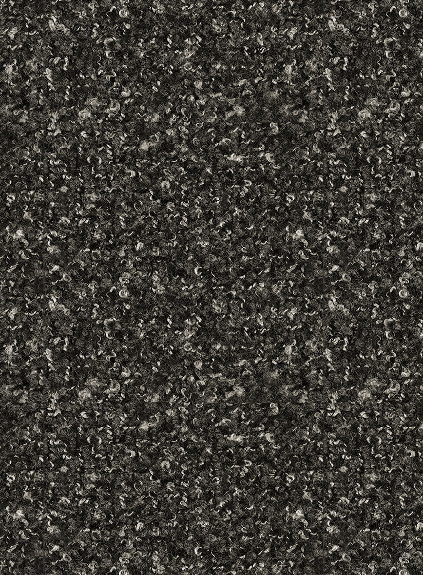 Italian Noce Boucle Wool Jacket - Image 3