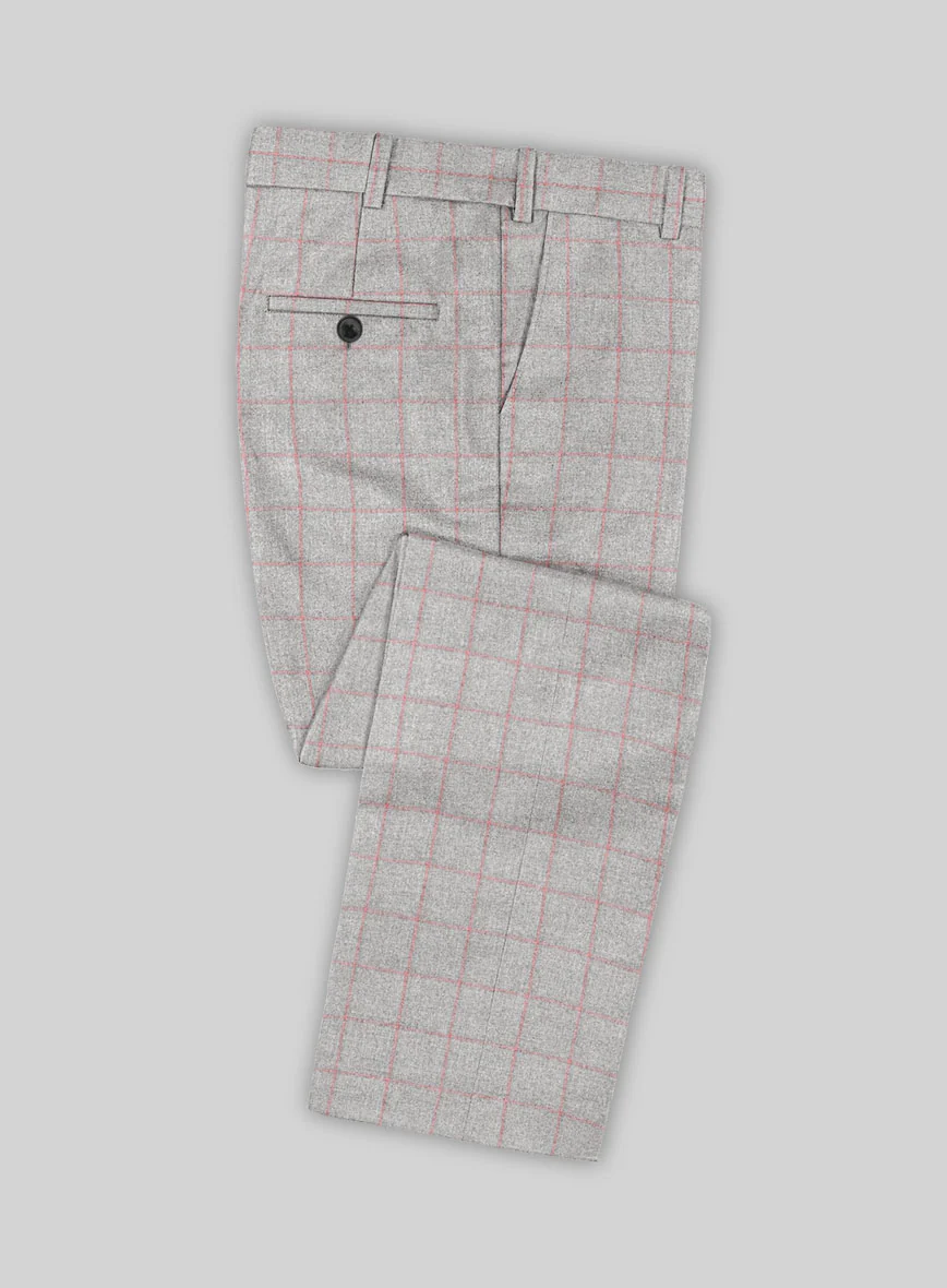 Italian Norezi Gray Wool Suit - Image 5