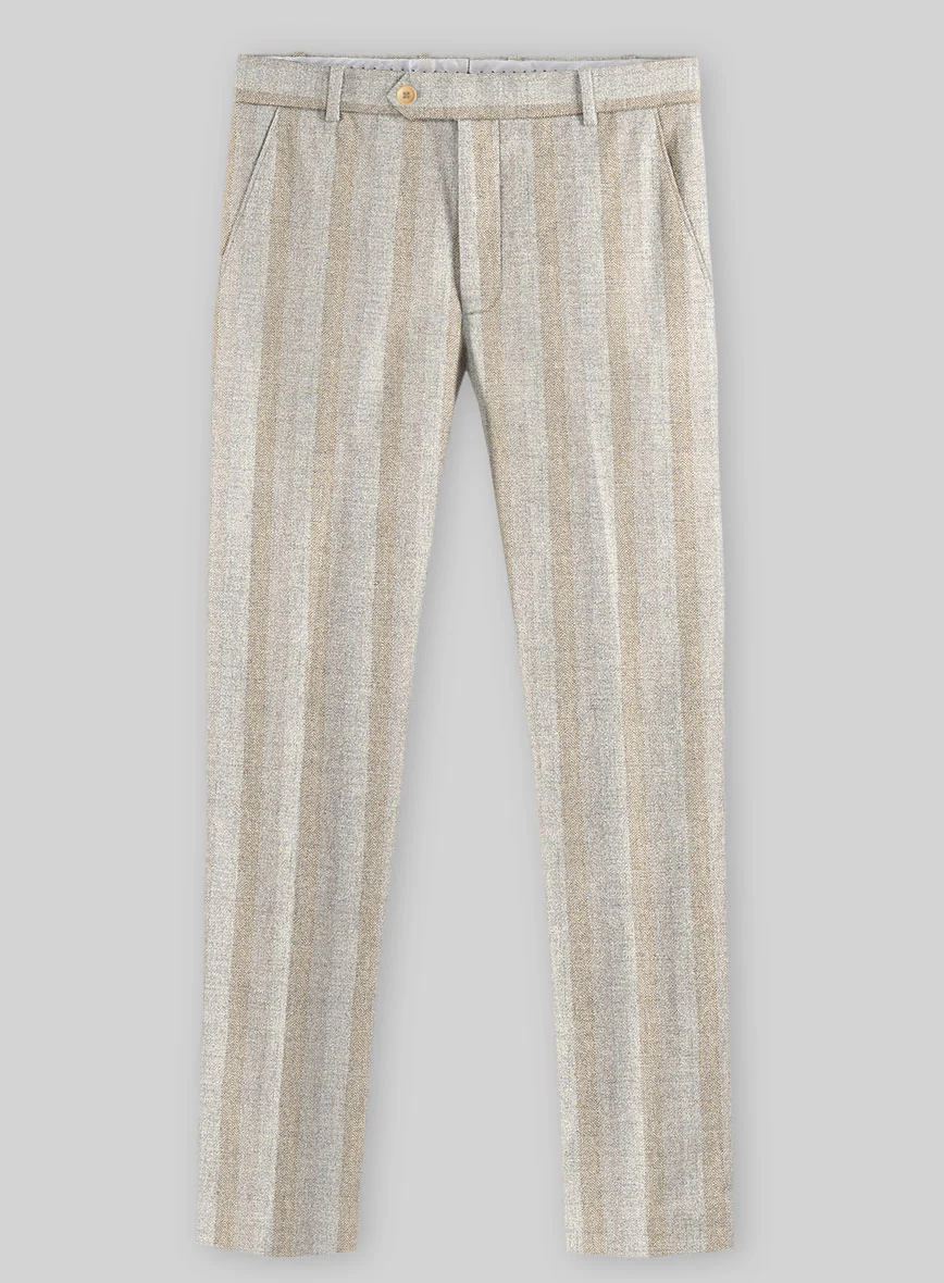 Italian Oatfield Herringbone Tweed Suit - Image 4
