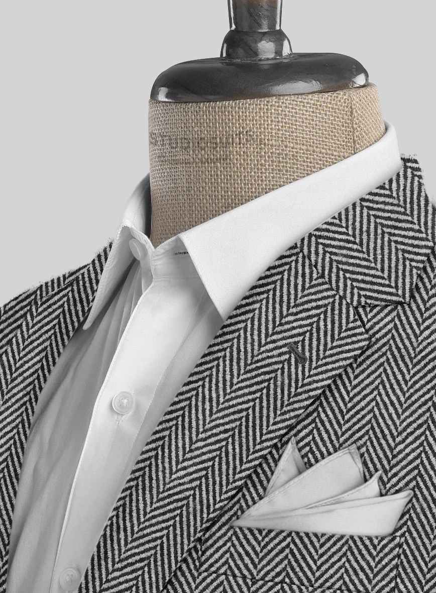 Italian Olfgi Boucle Wool Jacket - Image 2