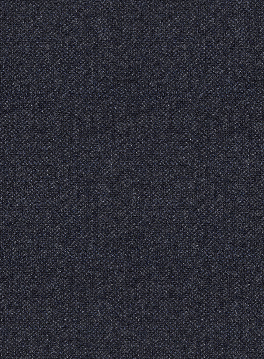 Italian Ombo Blue Birdseye Flannel Jacket - Image 3