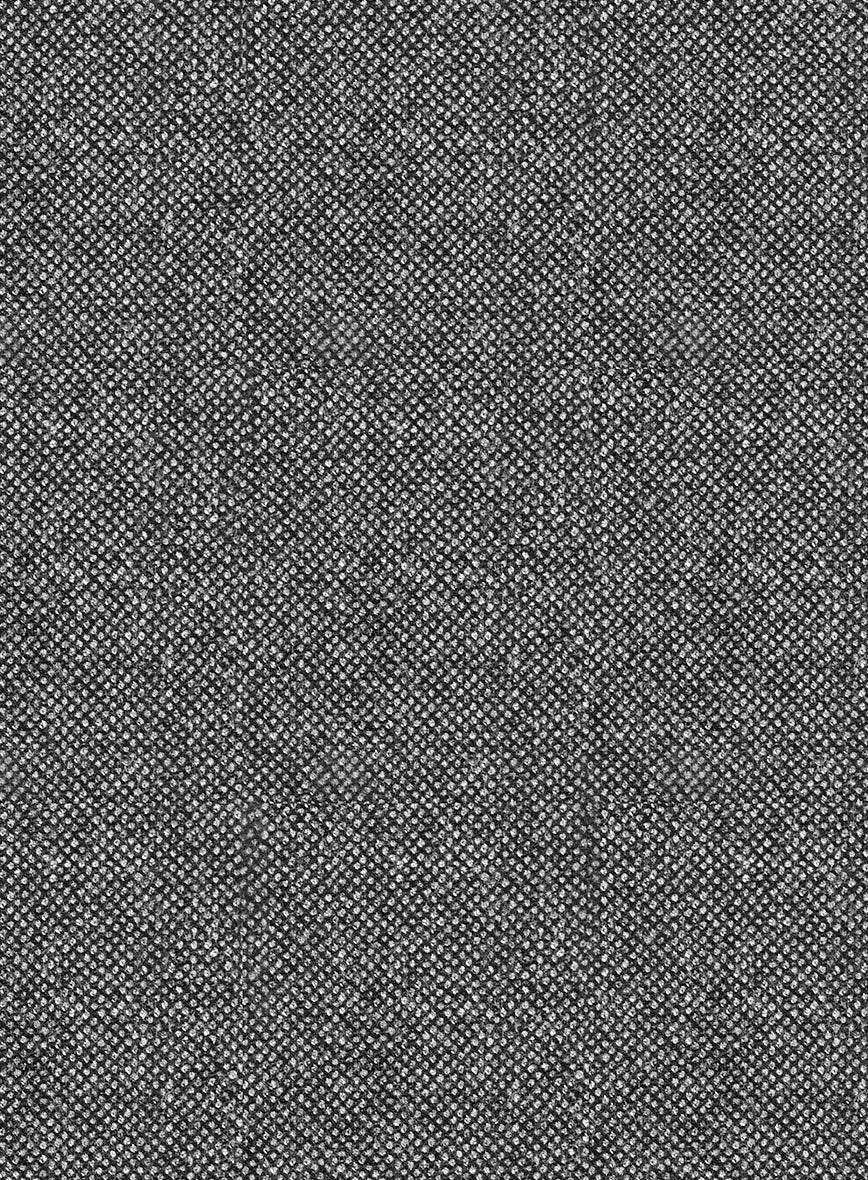 Italian Ombo Gray Birdseye Flannel Jacket - Image 3