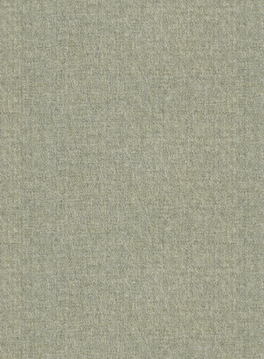 Italian Orfini Summer Green Wool Pants - Image 2
