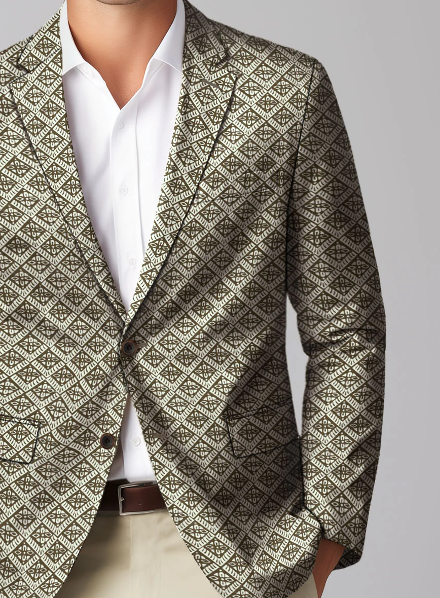 Italian Organic Silk Caruso Jacket - Image 3