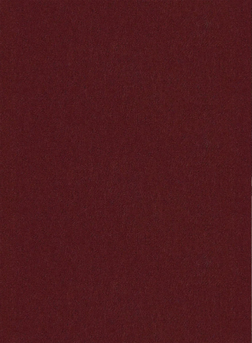 Italian Ospero Maroon Wool Jacket - Image 2