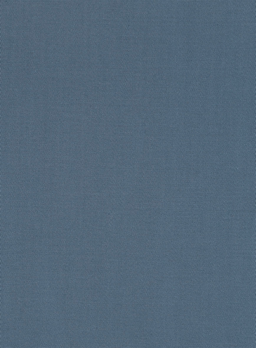 Italian Petrol Blue Cotton Stretch Shorts - Image 6