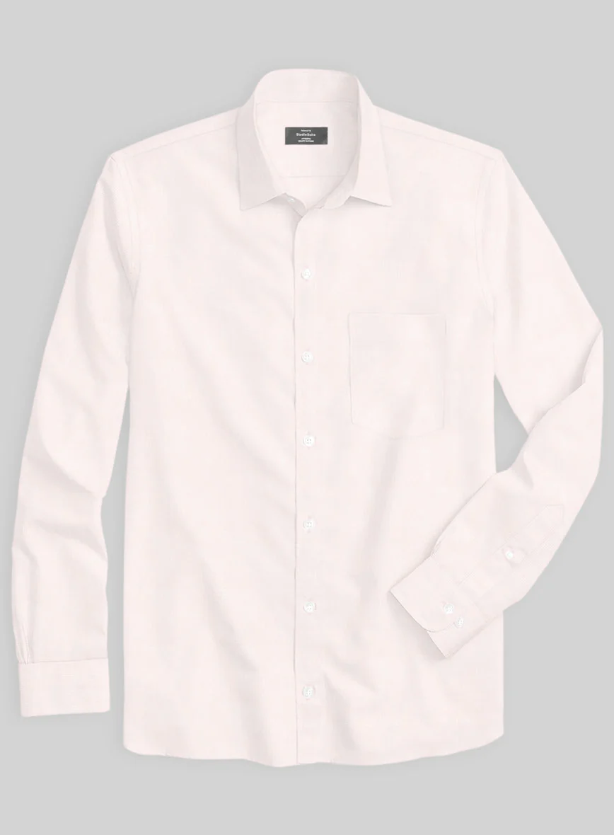 Italian Pink Twill Shirt - Image 2