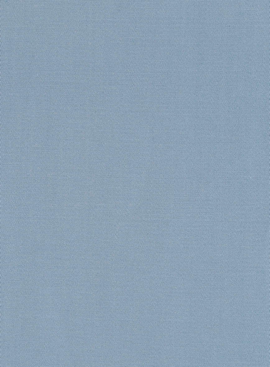 Italian Powder Blue Cotton Stretch Jacket - Image 2