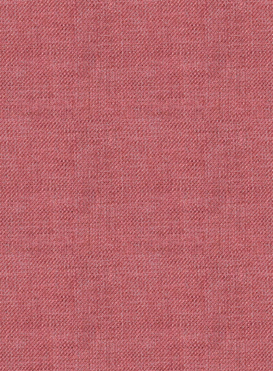 Italian Prato Dusty Rose Linen Pants - Image 4