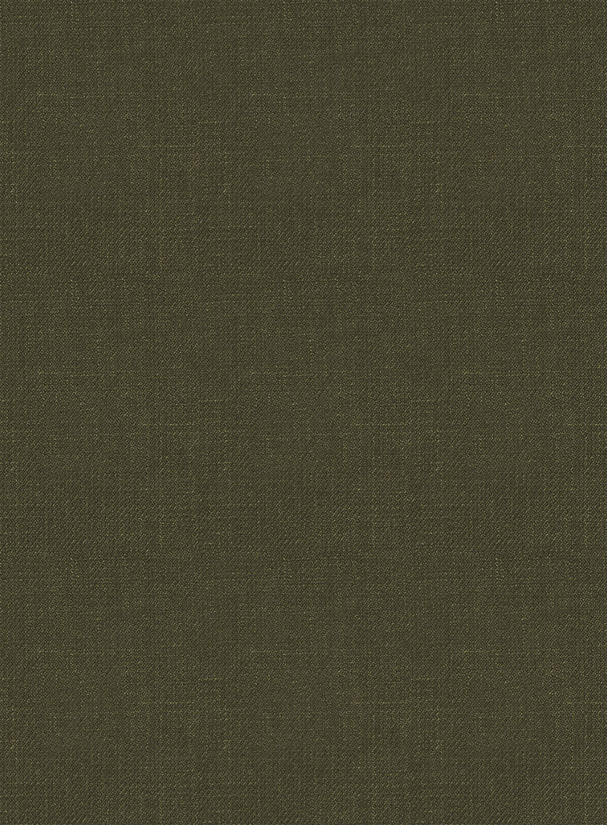 Italian Prato Green Linen Highland Trousers - Image 7