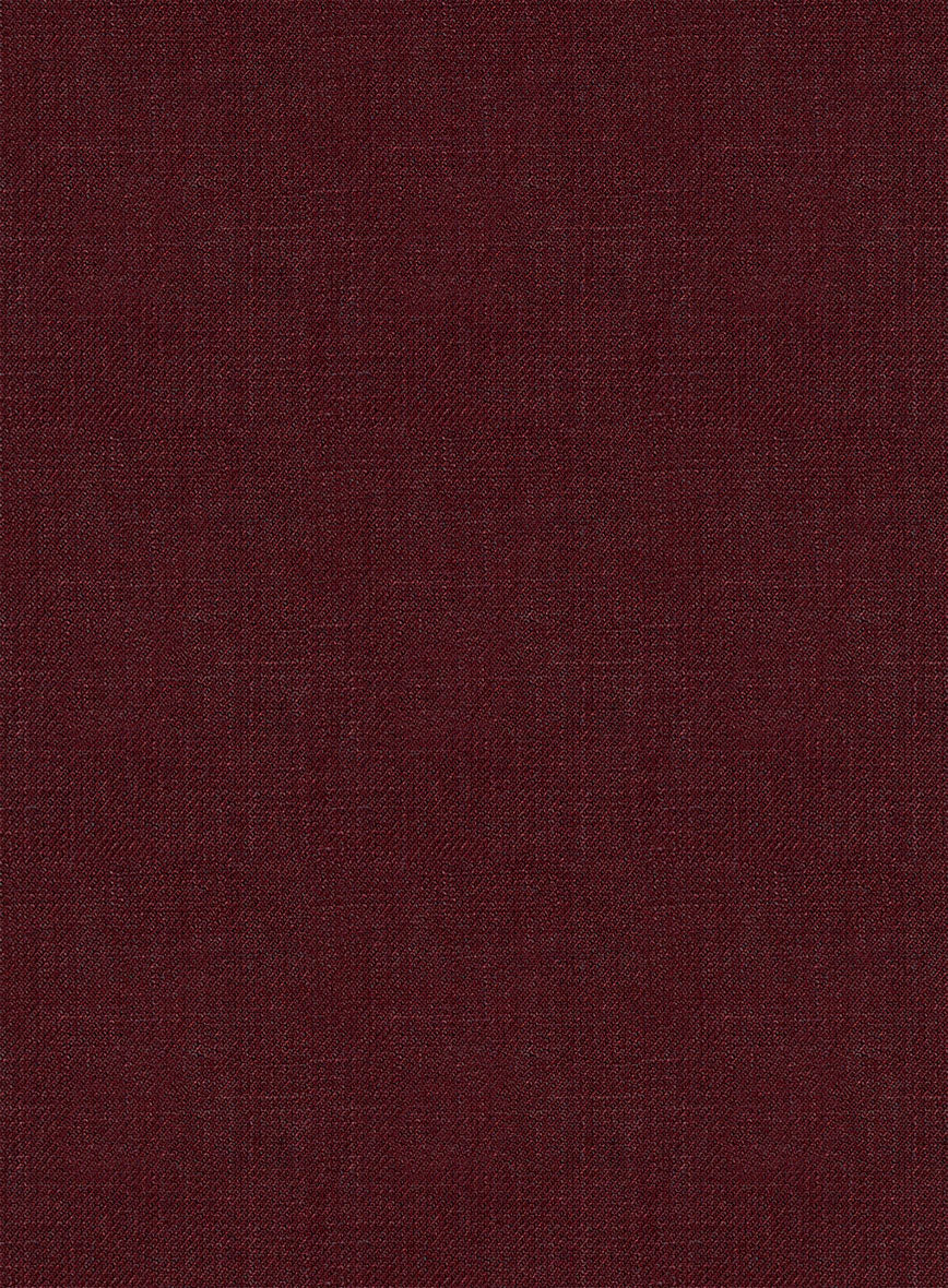 Italian Prato Maroon Linen Bomber Jacket - Image 7