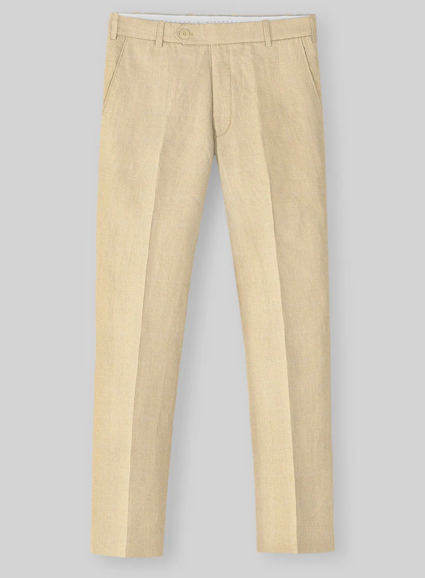Italian Prato Musk Linen Suit - Image 5