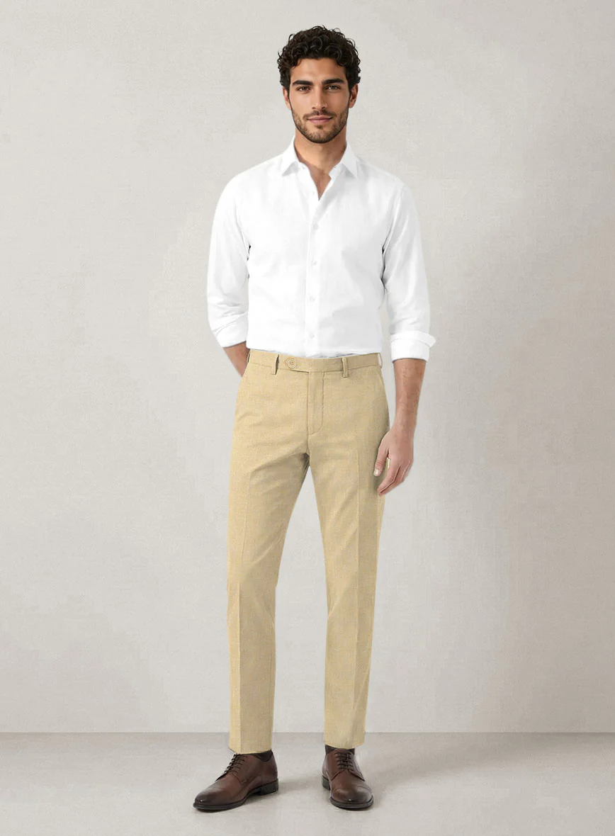 Italian Prato Musk Linen Suit - Image 7