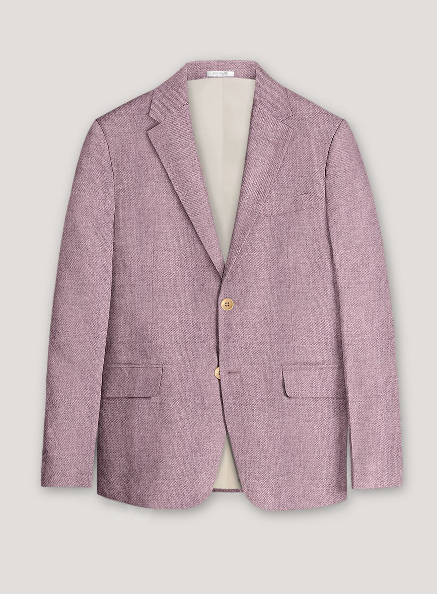 Italian Prato Orchid Mist Linen Suit - Image 2