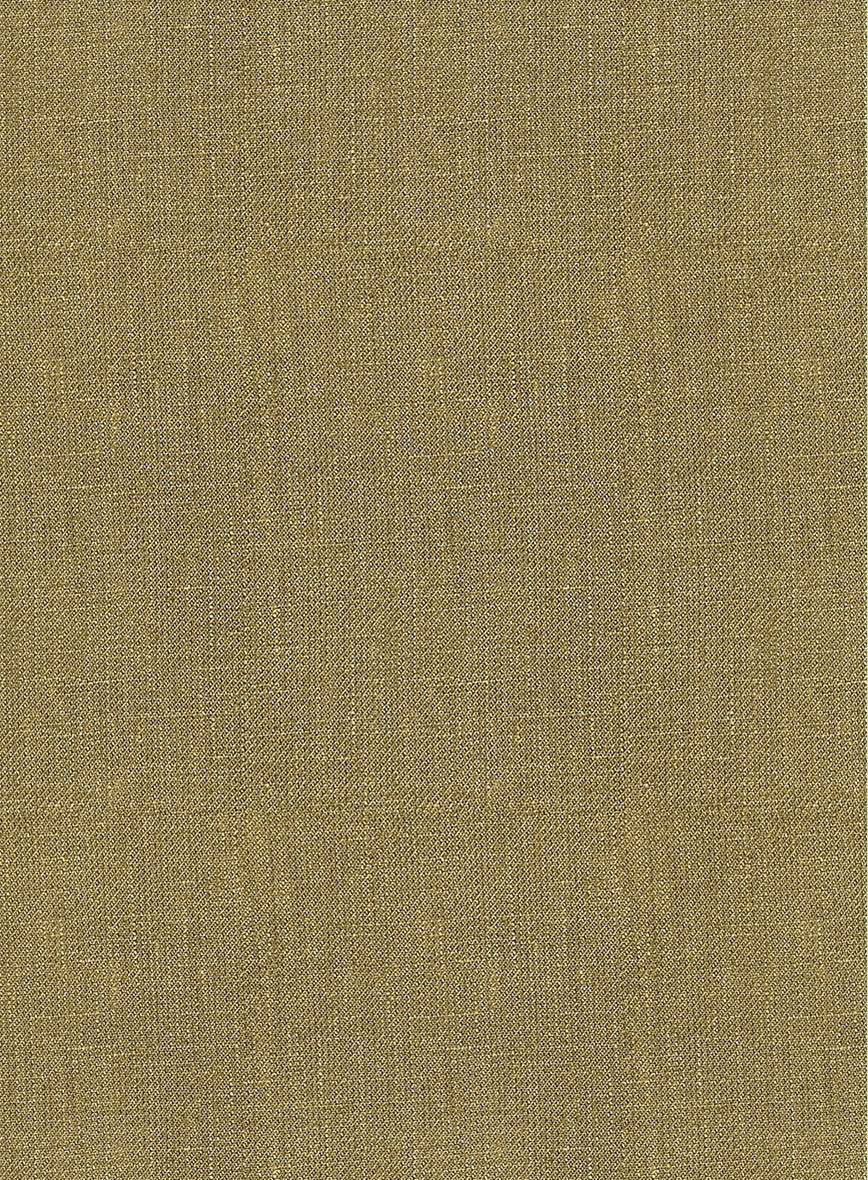 Italian Prato Tan Linen Highland Trousers - Image 7