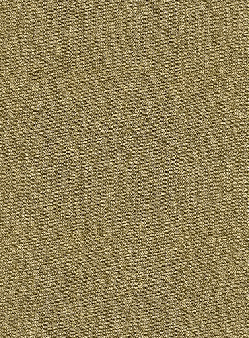 Italian Prato Tan Linen Pants - Image 4