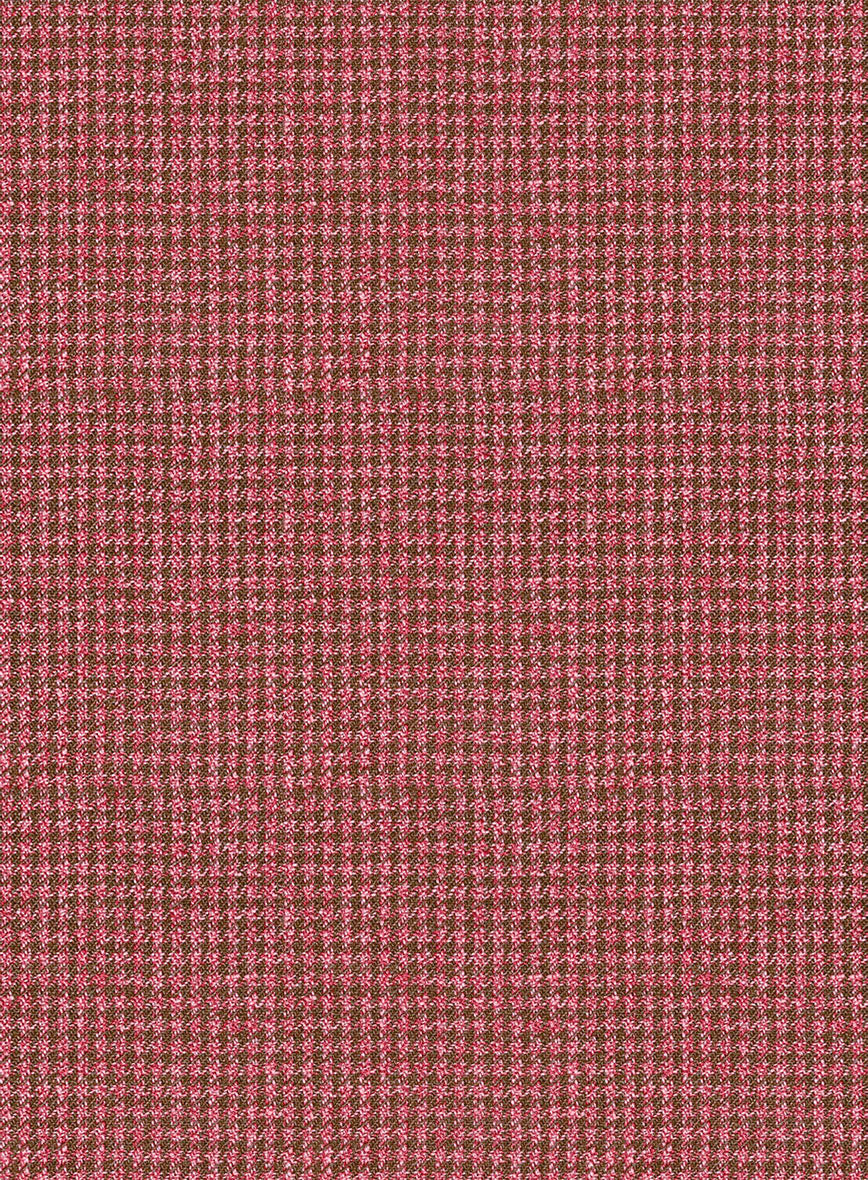 Italian Prato Tango Houndstooth Linen Suit - Image 8