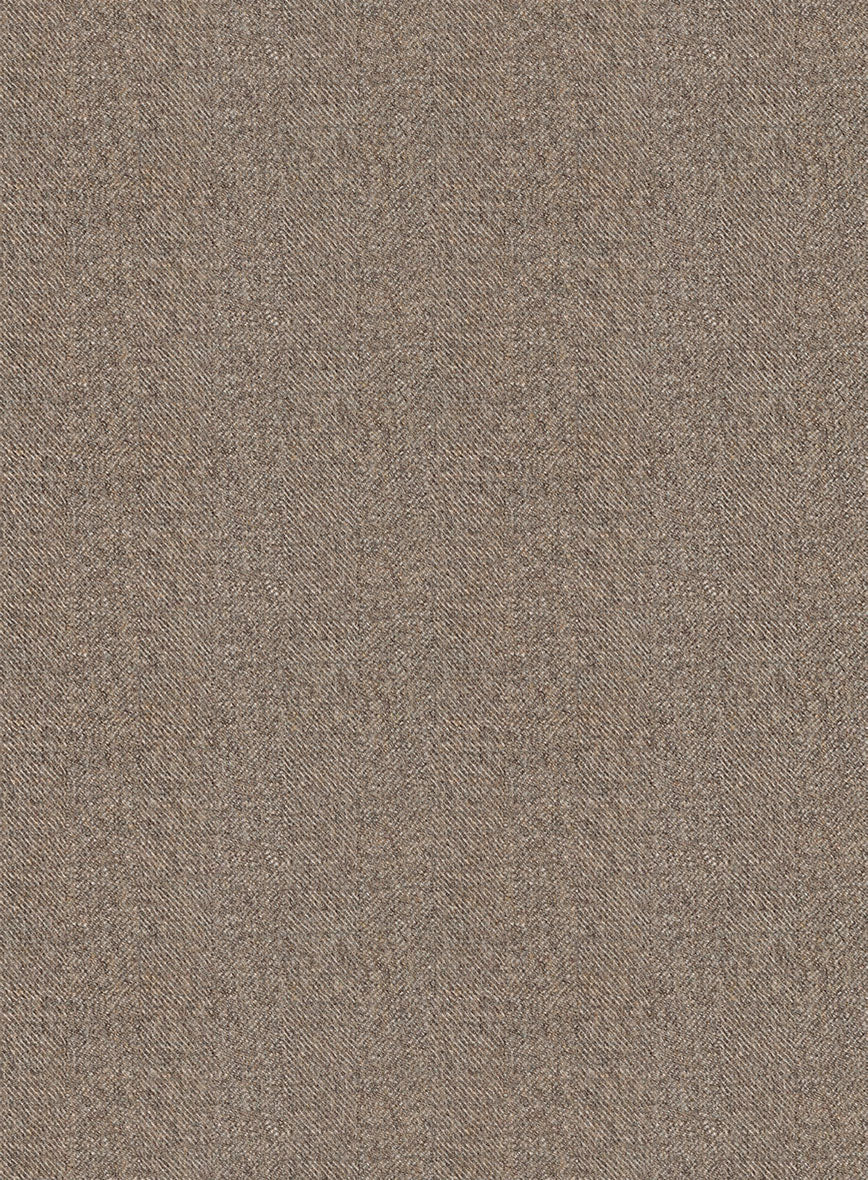 Italian Qique Tobacco Brown Wool Jacket - Image 2