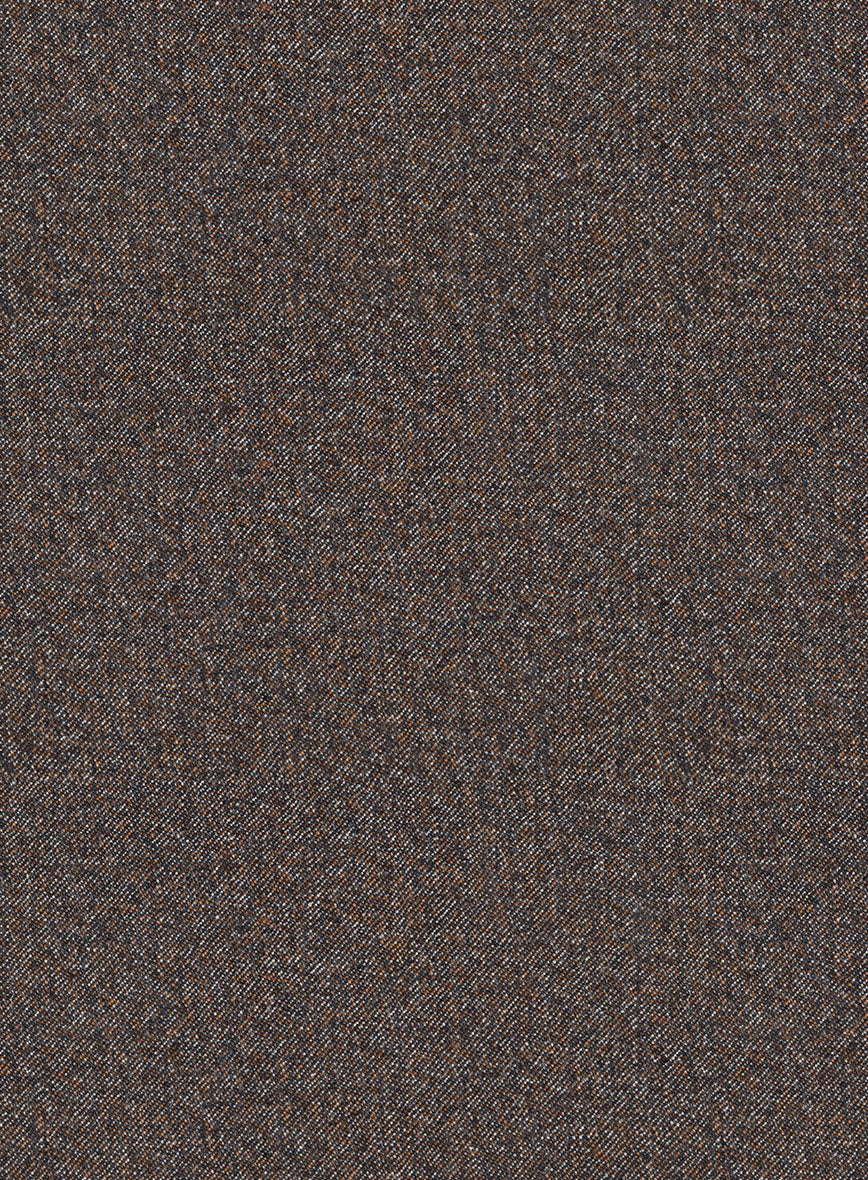 Italian Quelo Brown Twill Flannel Jacket - Image 2