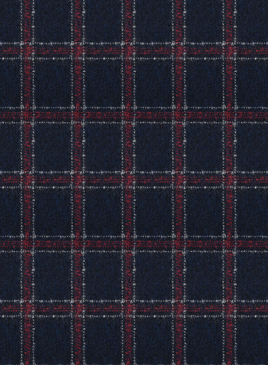 Italian Rarado Checks Tweed Jacket - Image 3