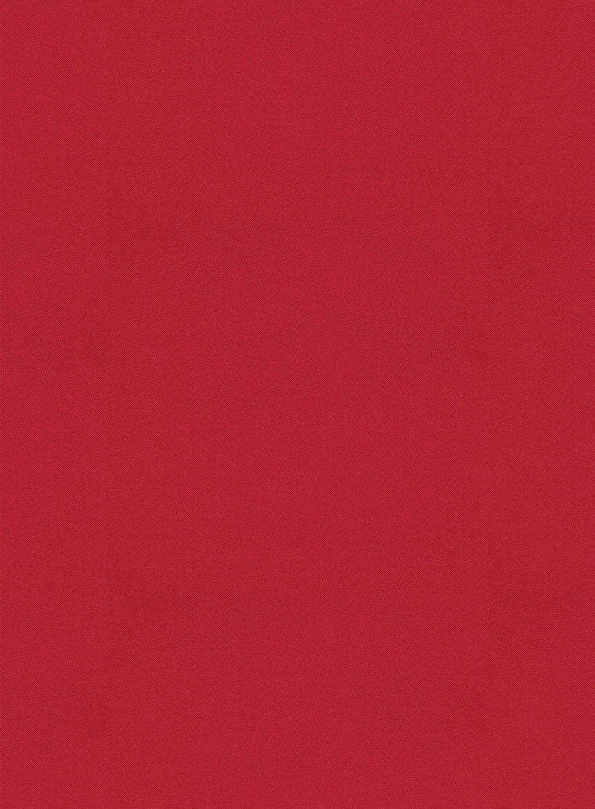 Italian Red Cotton Suit - Image 6