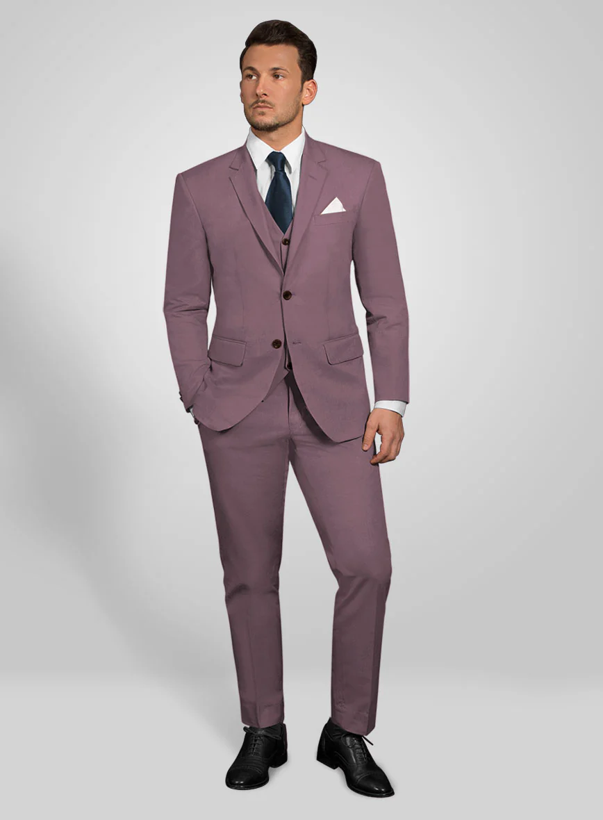 Italian Rose Quartz Cotton Suit - Image 2
