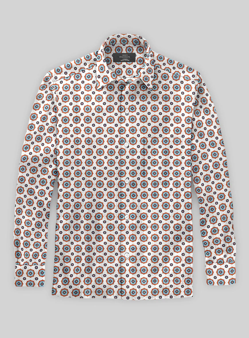 Italian Rosetta Summer Linen Shirt - Image 2