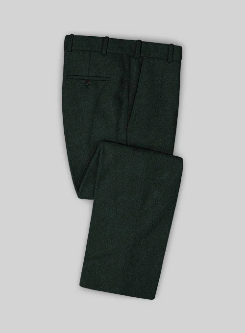 Italian Sacramento Green Tweed Suit - Image 3