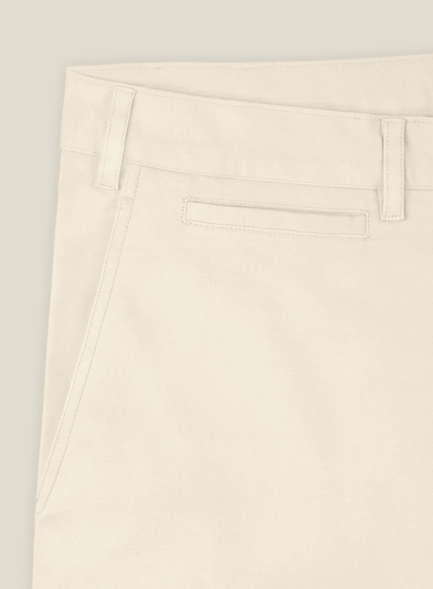 Italian Sandy Beach Cotton Stretch Shorts - Image 4