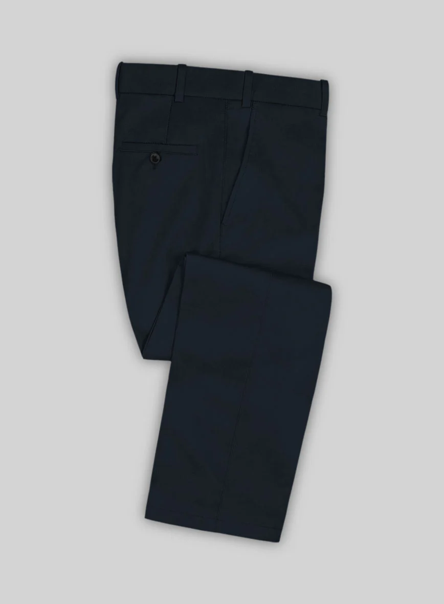 Italian Sapphire Blue Cotton Stretch Suit - Image 5