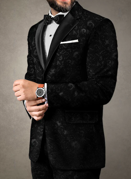 Italian Silk Adnar Tuxedo Jacket - Image 2