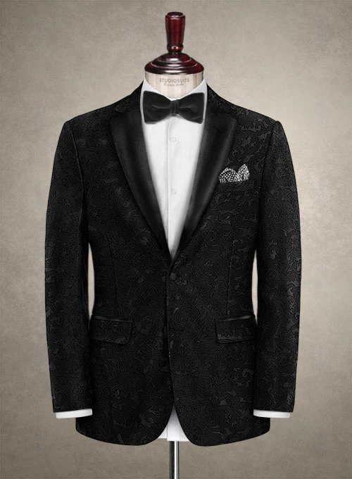 Italian Silk Adnar Tuxedo Suit - Image 4