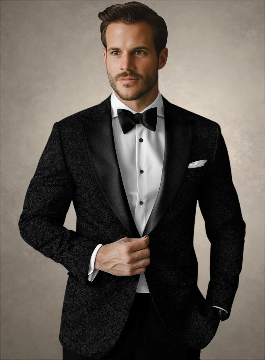 Italian Silk Aleris Tuxedo Blazer - Image 2