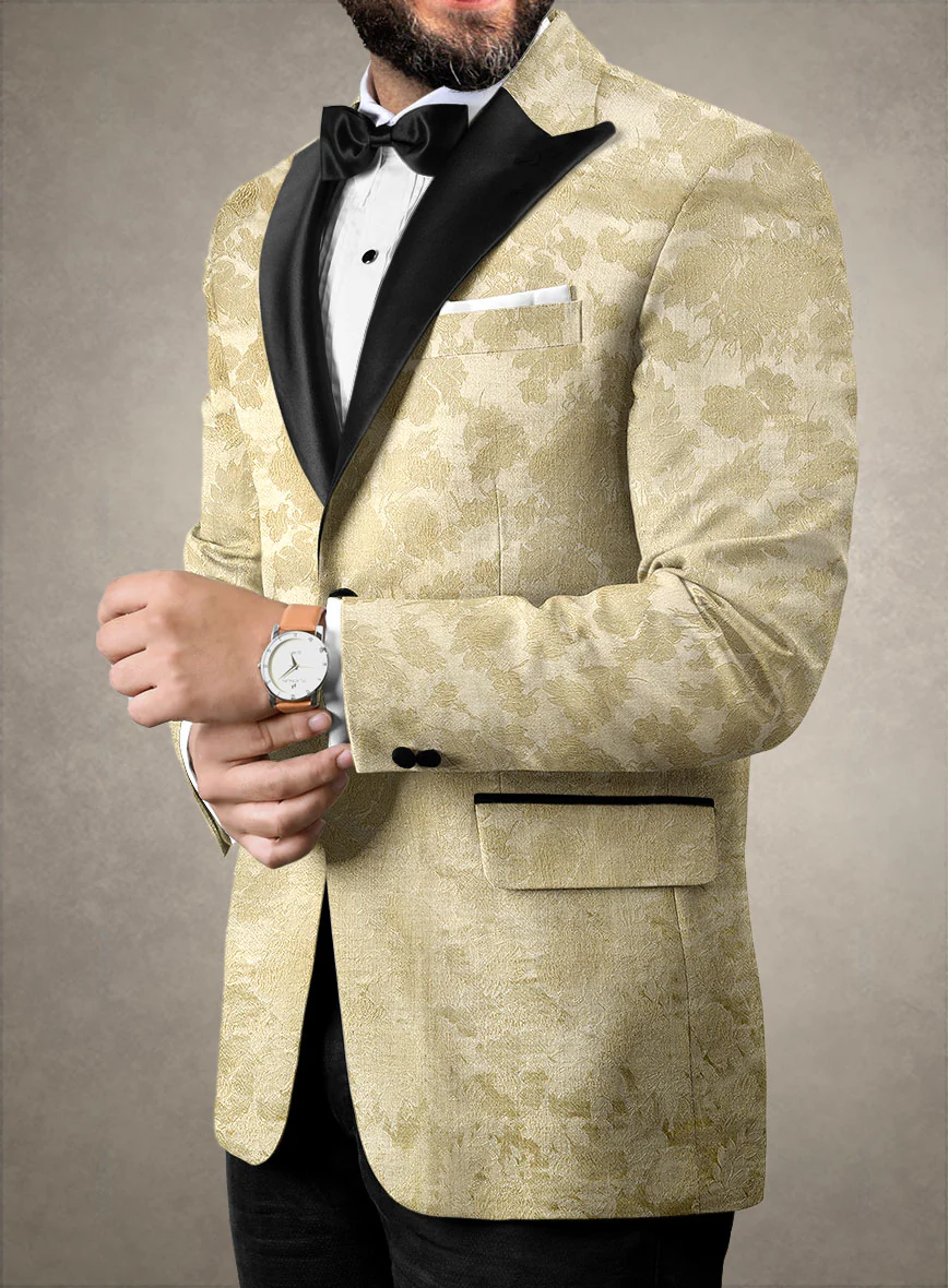 Italian Silk Almude Tuxedo Jacket - Image 2
