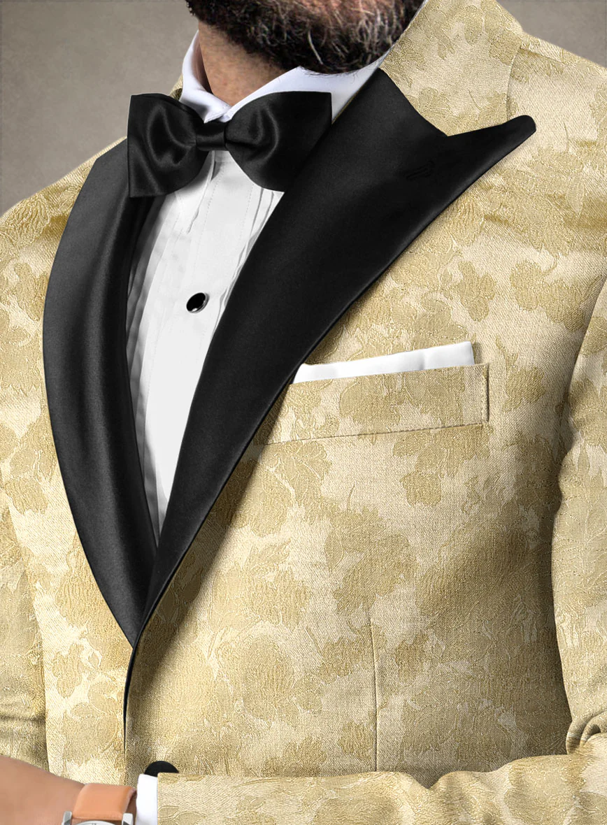Italian Silk Almude Tuxedo Jacket - Image 3