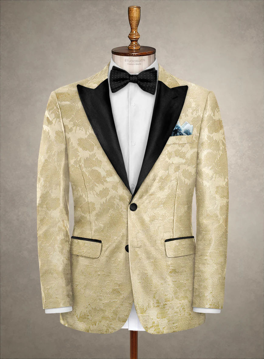 Italian Silk Almude Tuxedo Suit - Image 3
