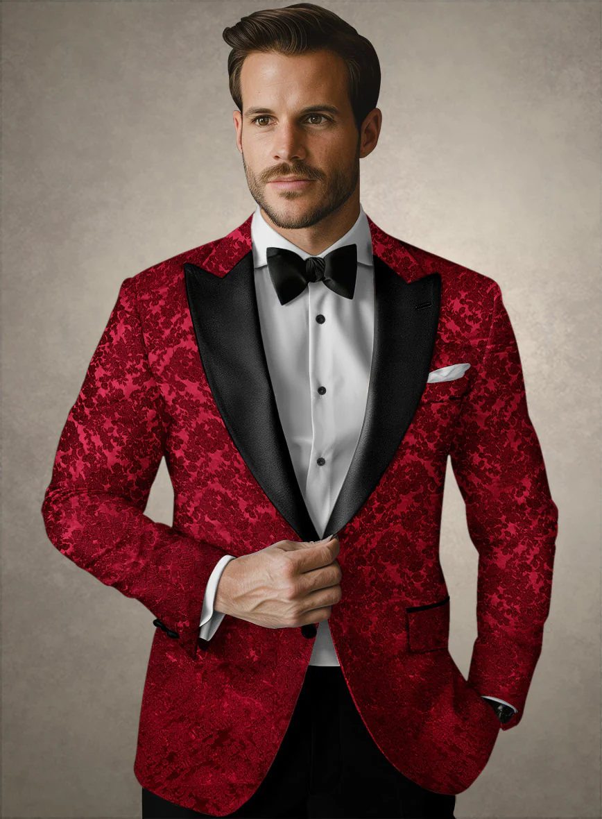 Italian Silk Arizo Tuxedo Blazer - Image 2