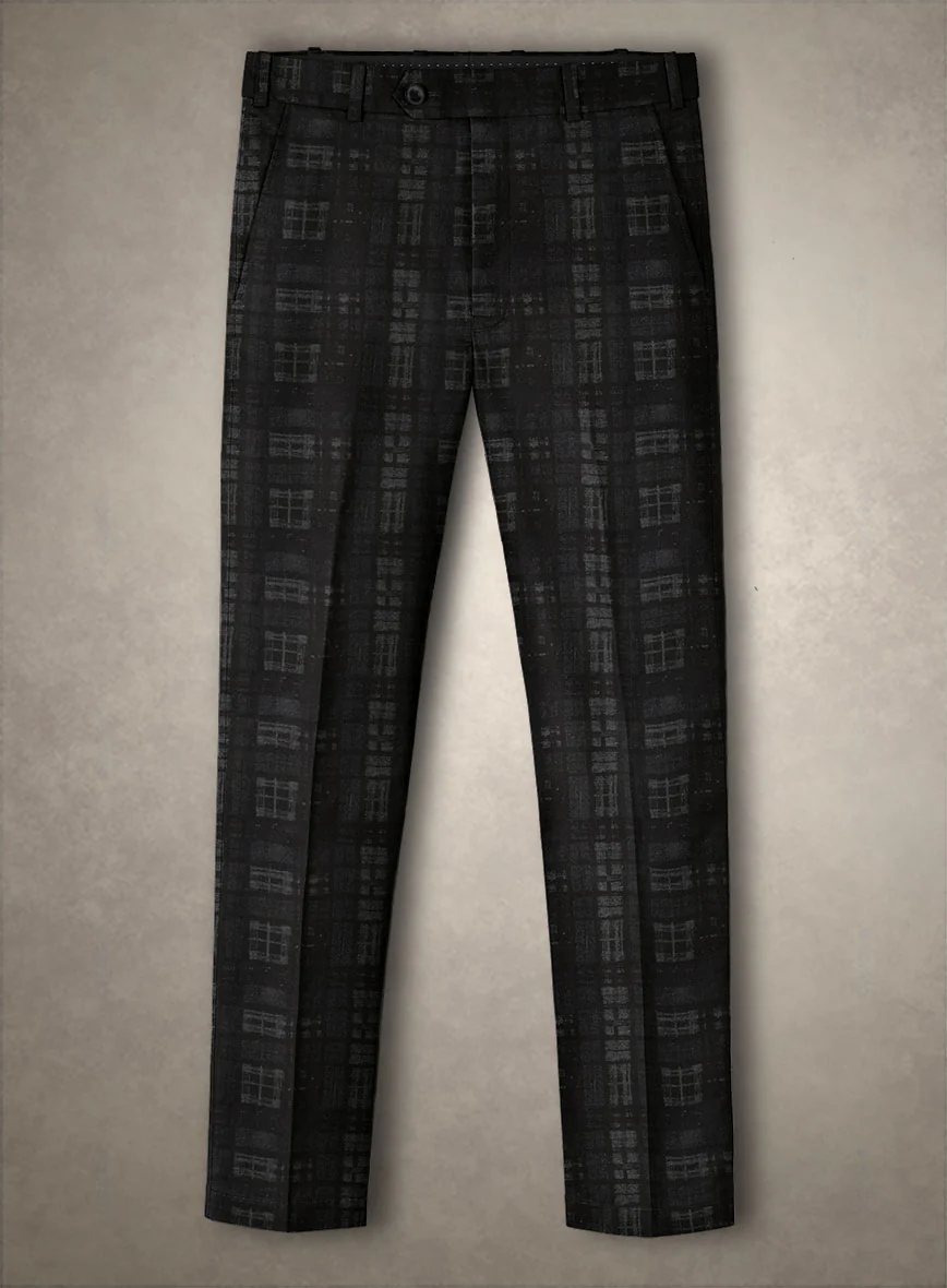 Italian Silk Black Static Pants - Image 2