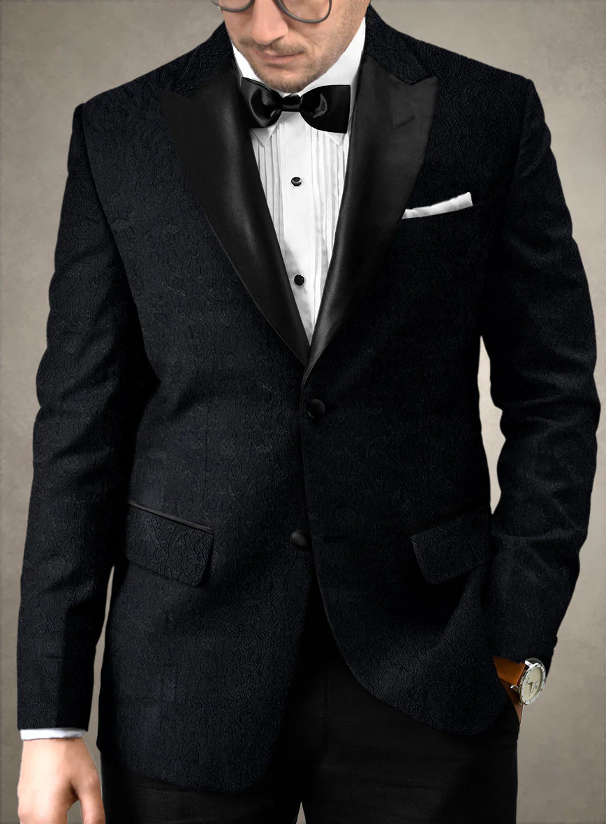 Italian Silk Cortez Tuxedo Blazer - Image 2